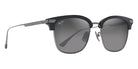 Maui Jim KALAUNU ASIAN FIT GS629-02 55 - Shiny Black with Dark Silver #id:mjigs62902_s:106105
