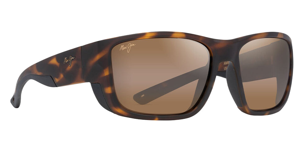 Maui Jim AMBERJACK H896-10 60 - Matte Tortoise with Black Rubber #id:mjih89610_s:148105