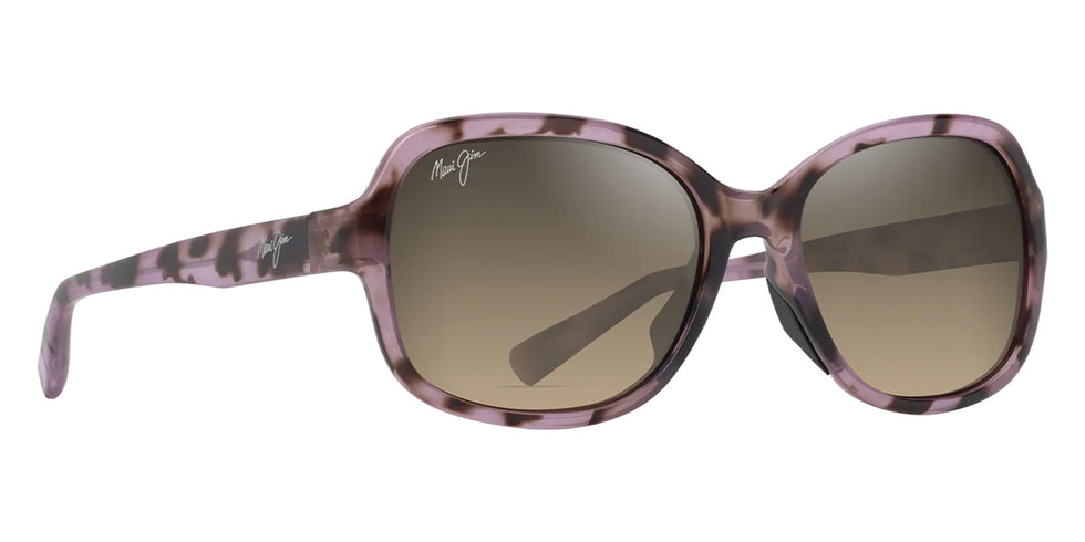 Maui Jim HILUHILU HS355-10A 55 - Shiny Spotted Pink Havana #id:mjihs35510a_s:148105