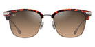 Maui Jim KALAUNU ASIAN FIT HS629-10 55 - Shiny Red Havana with Silver #id:mjihs62910_s:128100