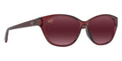 Maui Jim PŪNONO MM344-023 54 - Shiny Transparent Burgundy #id:mjimm344023_s:172105