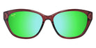 Maui Jim PŪNONO MM344-043 54 - Shiny Transparent Burgundy #id:mjimm344043_s:164100