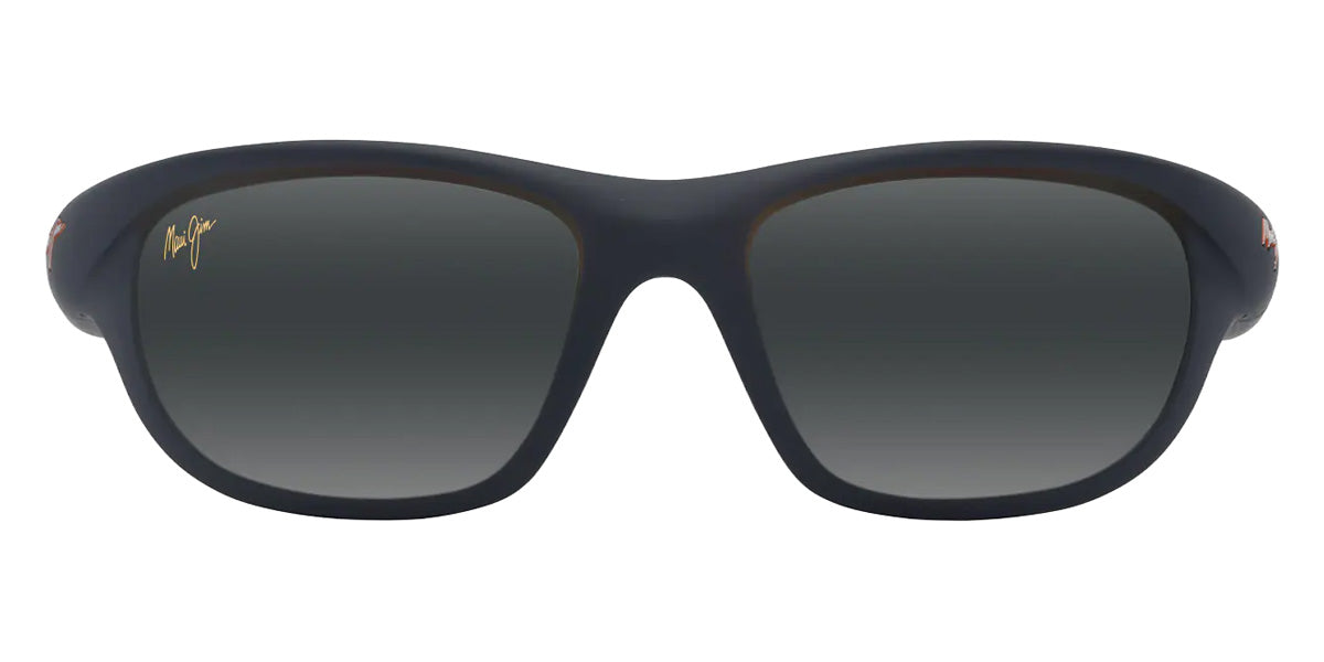 Maui Jim HAULANI MM349-002 62 - Matte Solid Dark Blue with Orange #id:mjimm349002_s:146100