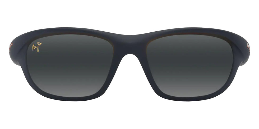 Maui Jim HAULANI MM349-002 62 - Matte Solid Dark Blue with Orange #id:mjimm349002_s:146100