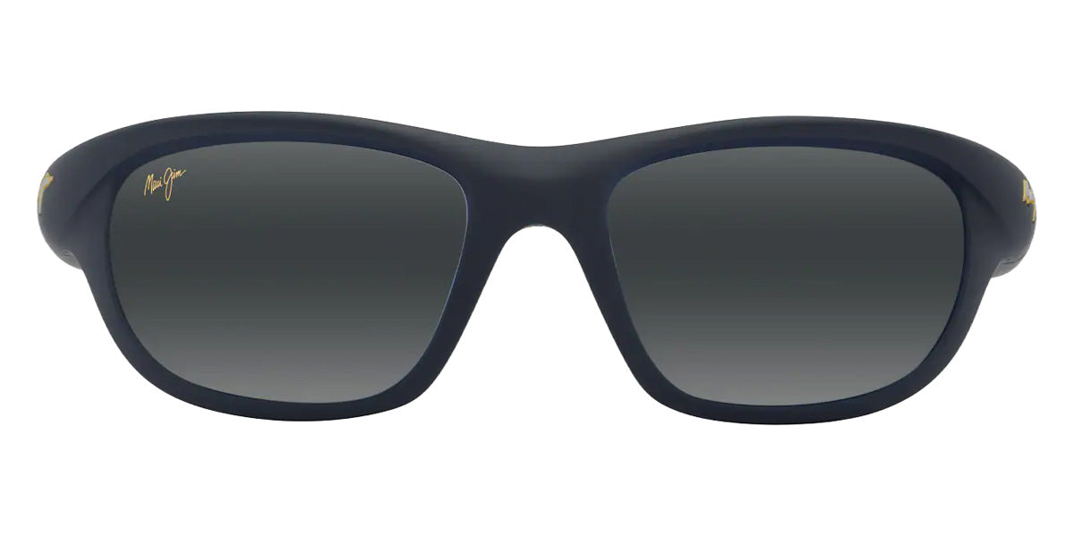 Maui Jim HAULANI MM349-003 62 - Matte Solid Dark Blue with Yellow #id:mjimm349003_s:126100
