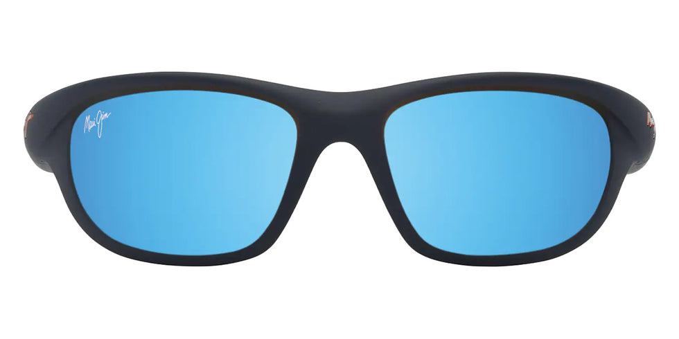 Maui Jim HAULANI MM349-005 62 - Matte Solid Dark Blue with Orange #id:mjimm349005_s:140100