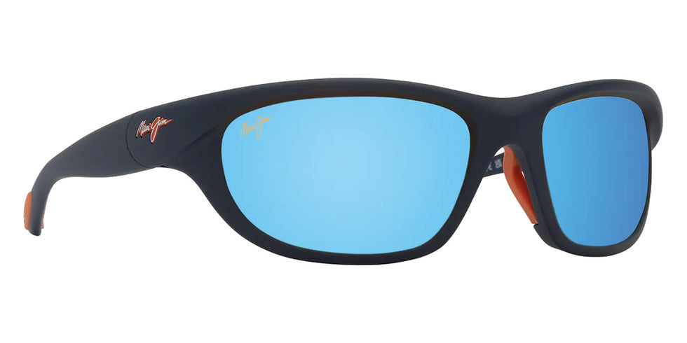 Maui Jim HAULANI MM349-005 62 - Matte Solid Dark Blue with Orange #id:mjimm349005_s:140105