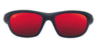 Maui Jim HAULANI MM349-009 62 - Matte Solid Dark Blue with Yellow #id:mjimm349009_s:136100