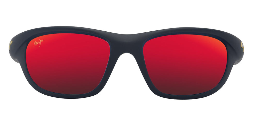 Maui Jim HAULANI MM349-009 62 - Matte Solid Dark Blue with Yellow #id:mjimm349009_s:136100