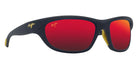 Maui Jim HAULANI MM349-009 62 - Matte Solid Dark Blue with Yellow #id:mjimm349009_s:136105