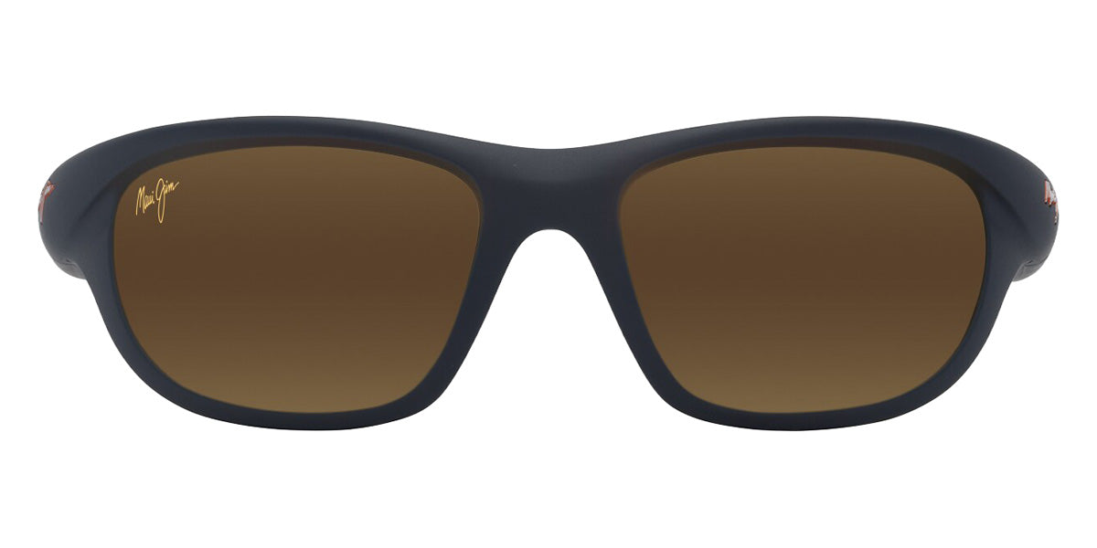 Maui Jim HAULANI MM349-014 62 - Matte Solid Dark Blue with Orange #id:mjimm349014_s:148100