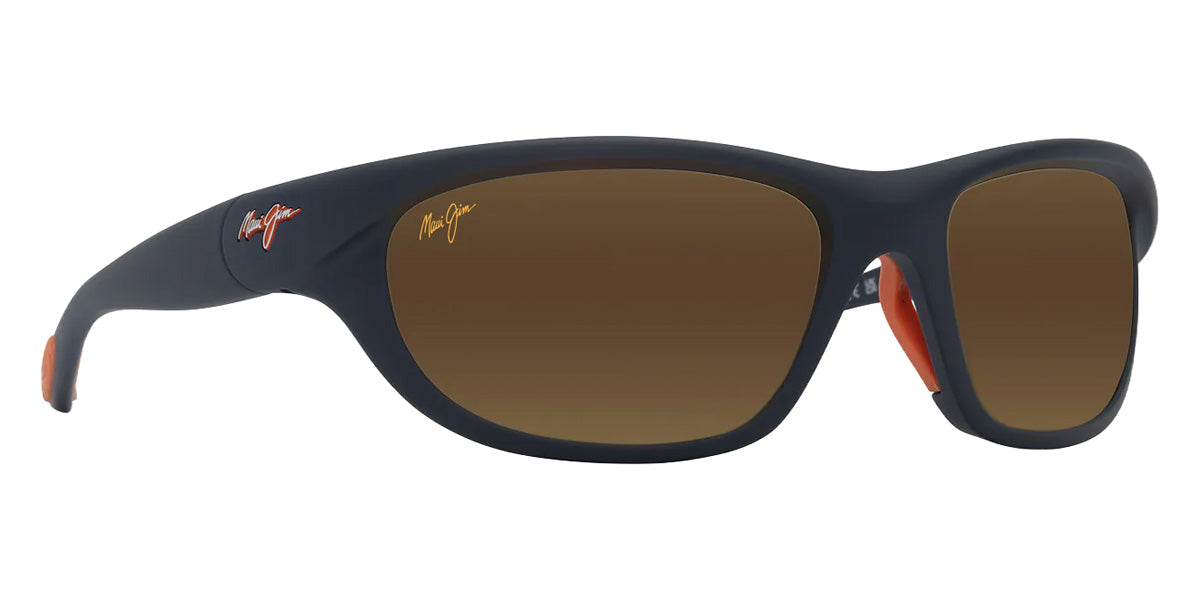 Maui Jim HAULANI MM349-014 62 - Matte Solid Dark Blue with Orange #id:mjimm349014_s:148105