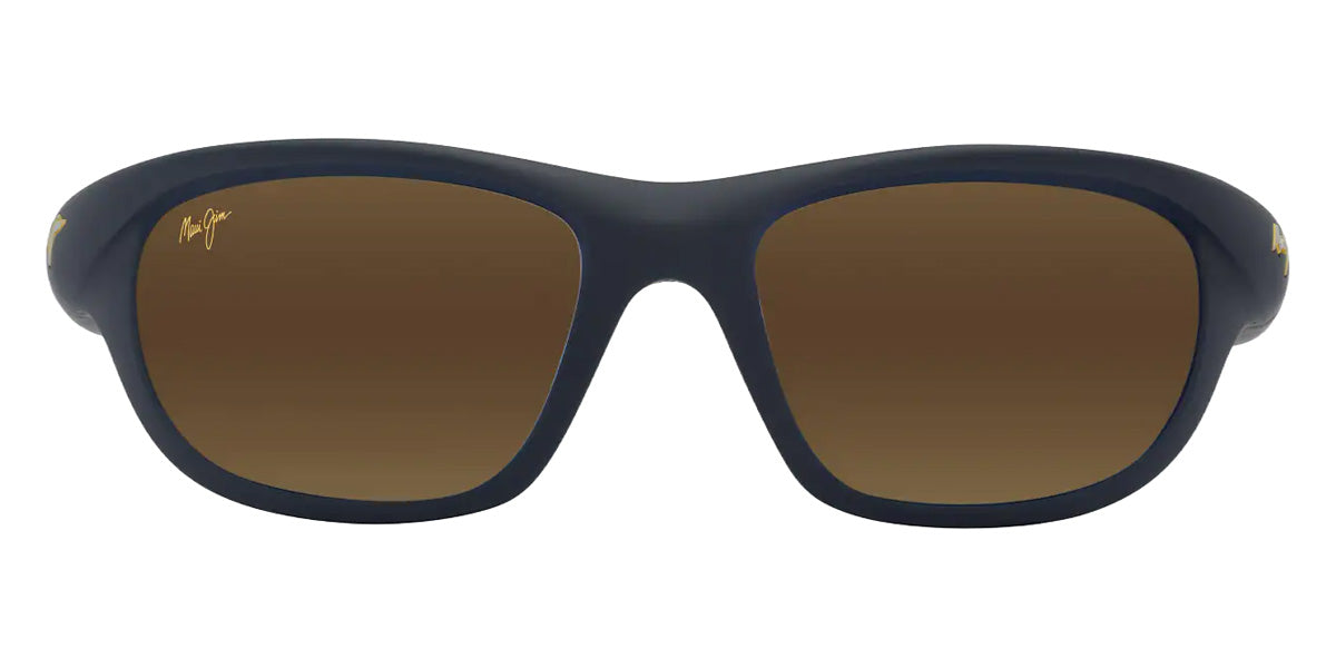 Maui Jim HAULANI MM349-015 62 - Matte Solid Dark Blue with Yellow #id:mjimm349015_s:128100