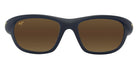 Maui Jim HAULANI MM349-015 62 - Matte Solid Dark Blue with Yellow #id:mjimm349015_s:128100