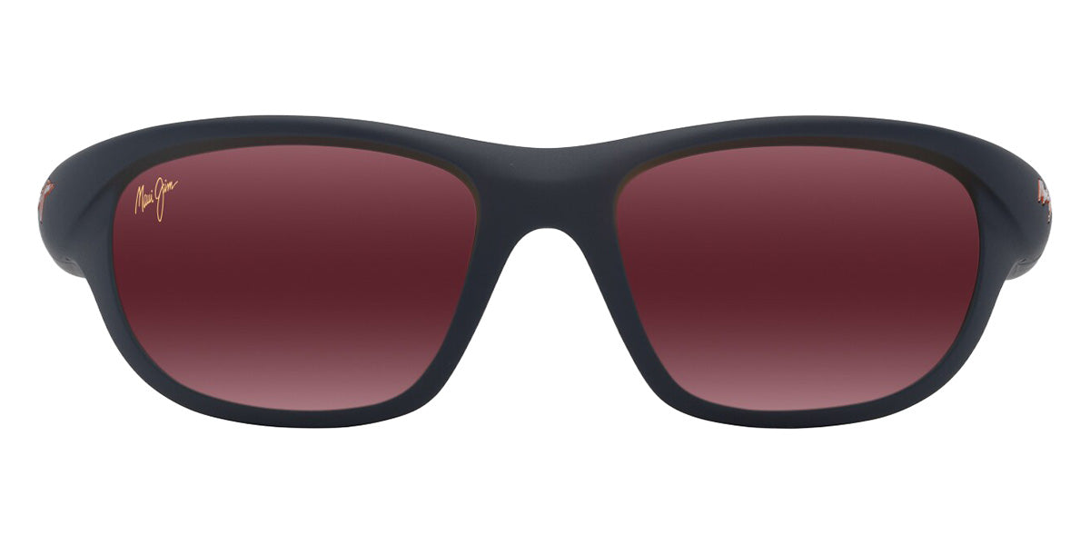 Maui Jim HAULANI MM349-017 62 - Matte Solid Dark Blue with Orange #id:mjimm349017_s:152100