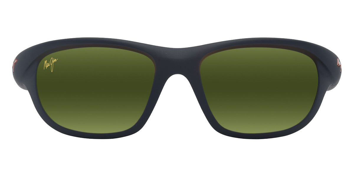 Maui Jim HAULANI MM349-020 62 - Matte Solid Dark Blue with Orange #id:mjimm349020_s:150100