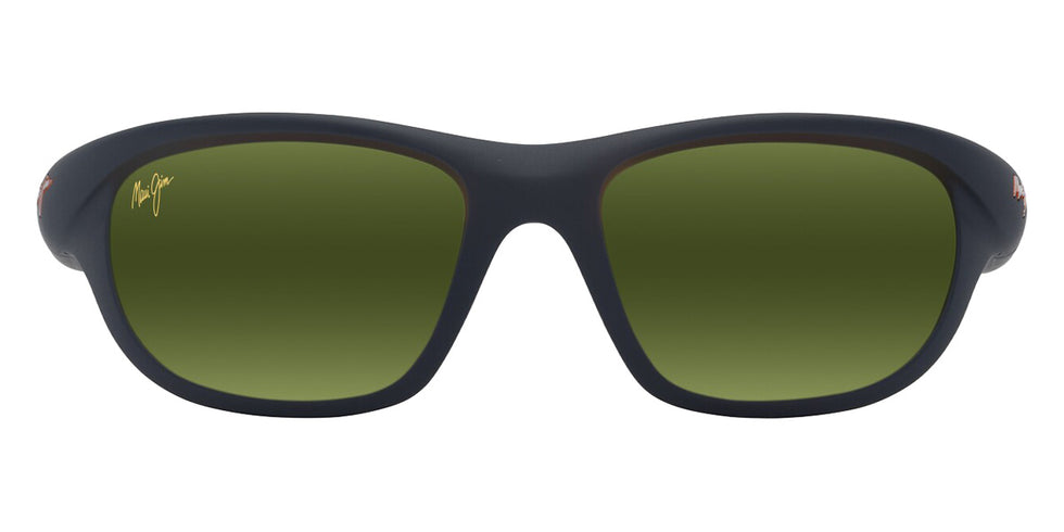 Maui Jim HAULANI MM349-020 62 - Matte Solid Dark Blue with Orange #id:mjimm349020_s:150100