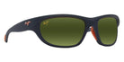 Maui Jim HAULANI MM349-020 62 - Matte Solid Dark Blue with Orange #id:mjimm349020_s:150105