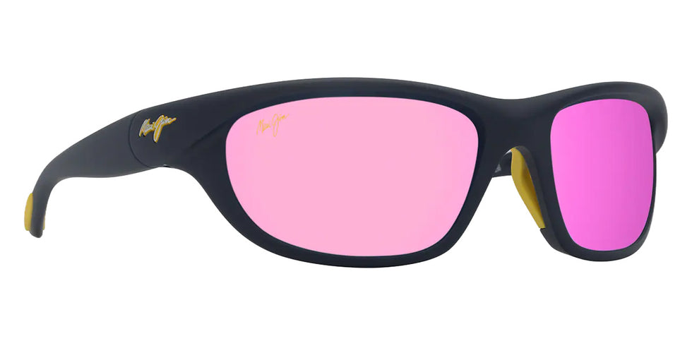 Maui Jim HAULANI MM349-027 62 - Matte Solid Dark Blue with Yellow #id:mjimm349027_s:134105