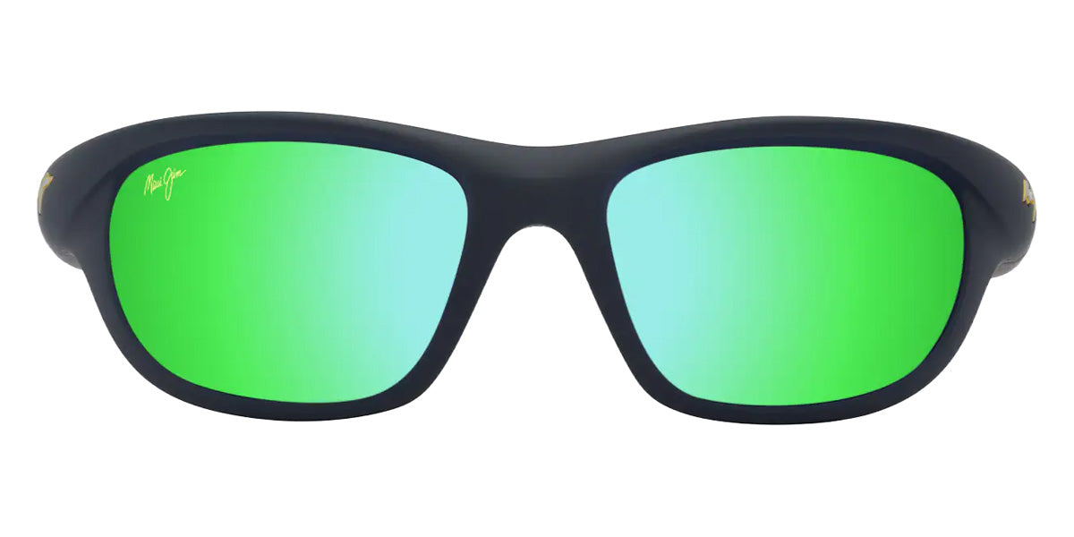 Maui Jim HAULANI MM349-033 62 - Matte Solid Dark Blue with Yellow #id:mjimm349033_s:124100