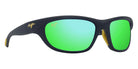 Maui Jim HAULANI MM349-033 62 - Matte Solid Dark Blue with Yellow #id:mjimm349033_s:124105