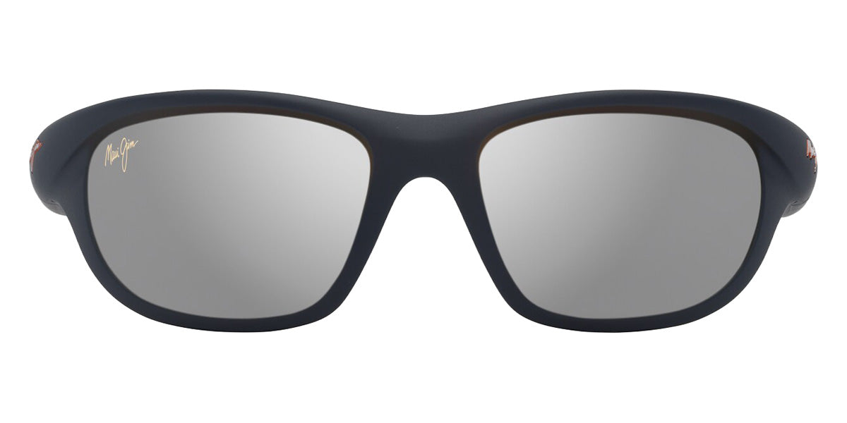 Maui Jim HAULANI MM349-038 62 - Matte Solid Dark Blue with Orange #id:mjimm349038_s:158100