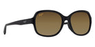 Maui Jim HILUHILU MM355-005 55 - Shiny Black #id:mjimm355005_s:108105