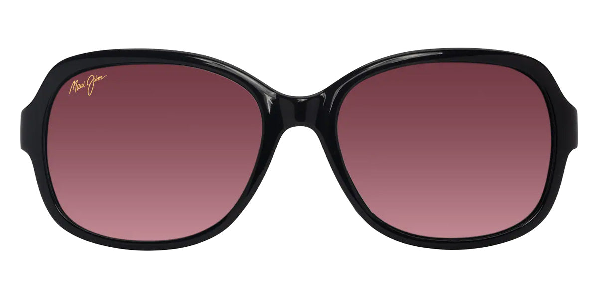 Maui Jim HILUHILU MM355-009 55 - Shiny Black #id:mjimm355009_s:112100