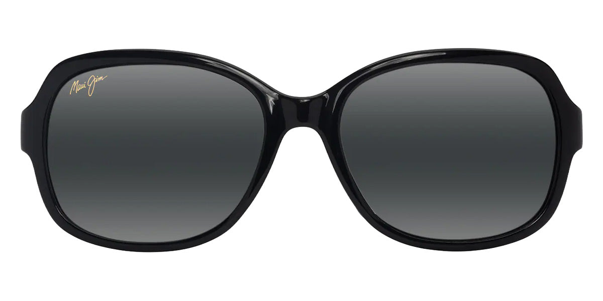 Maui Jim HILUHILU MM355-013 55 - Shiny Black #id:mjimm355013_s:106100