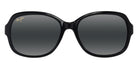 Maui Jim HILUHILU MM355-013 55 - Shiny Black #id:mjimm355013_s:106100