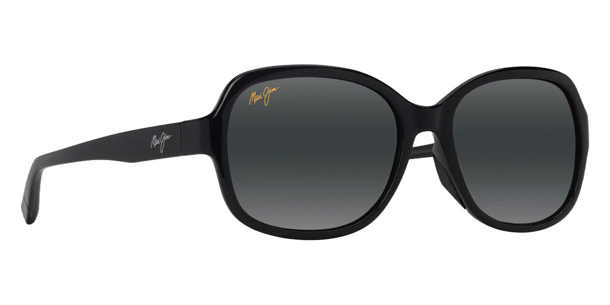 Maui Jim HILUHILU MM355-013 55 - Shiny Black #id:mjimm355013_s:106105