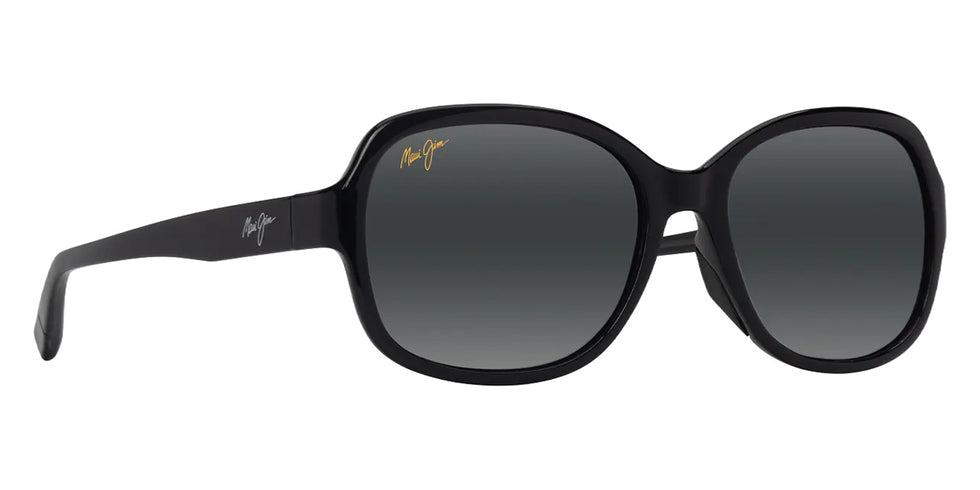 Maui Jim HILUHILU MM355-013 55 - Shiny Black #id:mjimm355013_s:106105