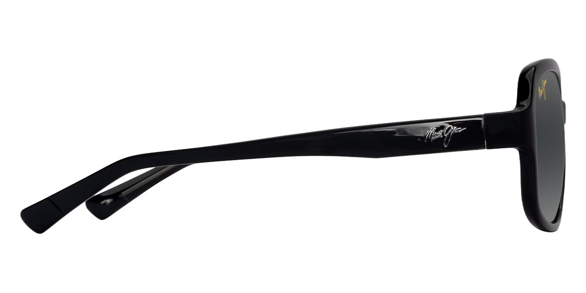 Maui Jim HILUHILU MM355-013 55 - Shiny Black #id:mjimm355013_s:106110