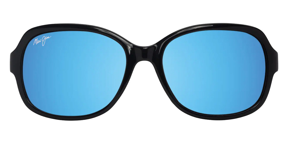 Maui Jim HILUHILU MM355-029 55 - Shiny Black #id:mjimm355029_s:100100