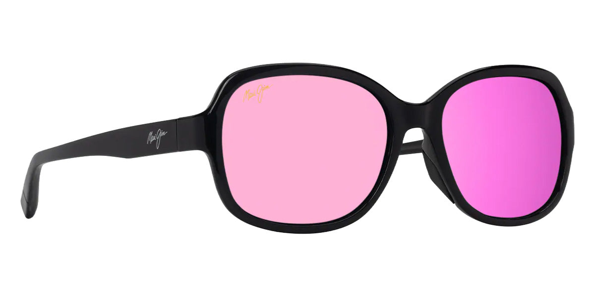 Maui Jim HILUHILU MM355-033 55 - Shiny Black #id:mjimm355033_s:114105