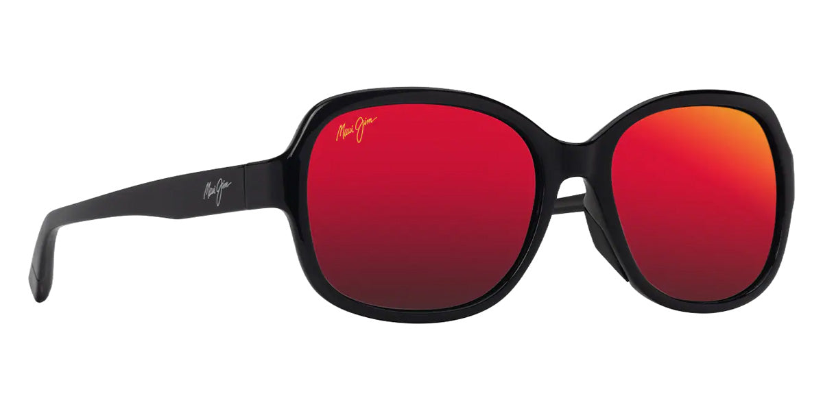 Maui Jim HILUHILU MM355-037 55 - Shiny Black #id:mjimm355037_s:116105