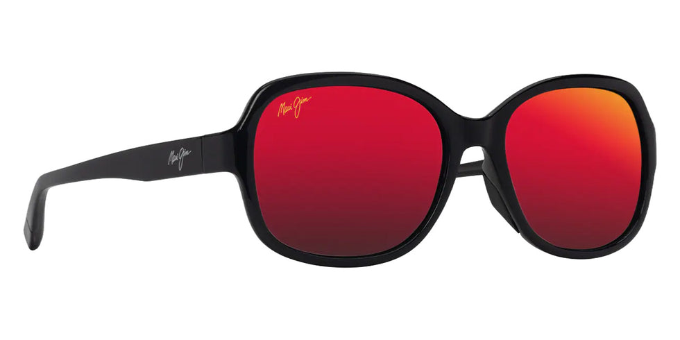 Maui Jim HILUHILU MM355-037 55 - Shiny Black #id:mjimm355037_s:116105