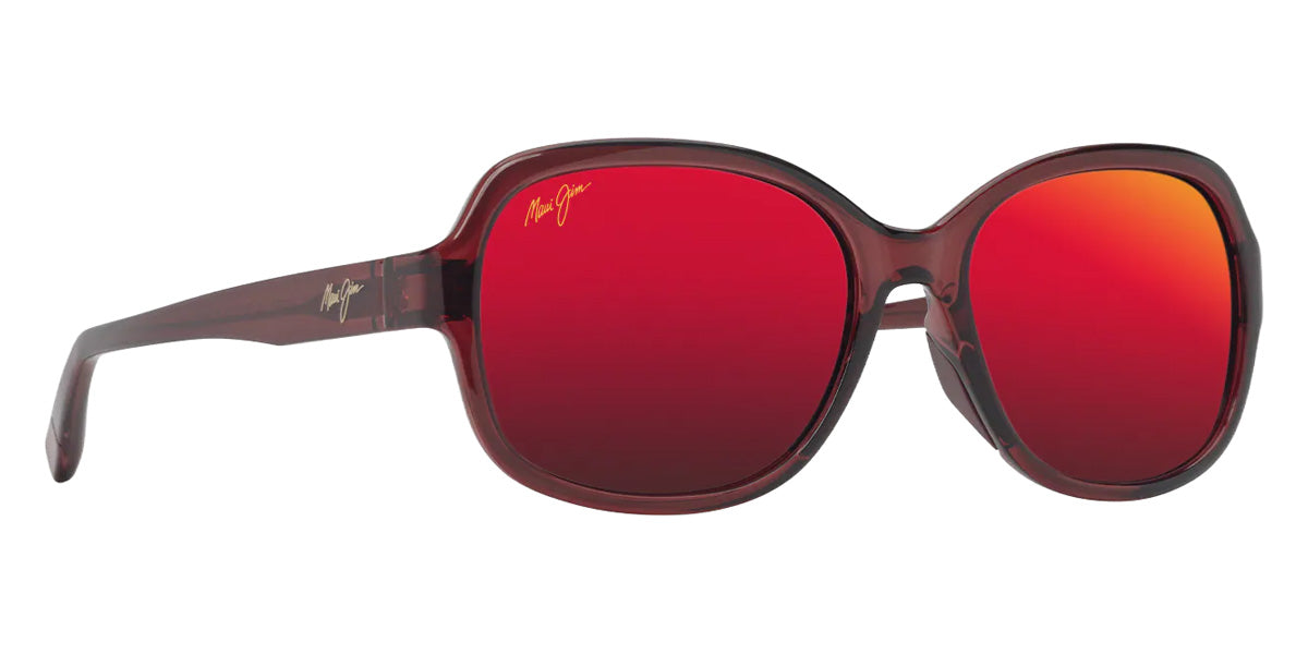 Maui Jim HILUHILU MM355-040 55 - Shiny Transparent Burgundy #id:mjimm355040_s:176105