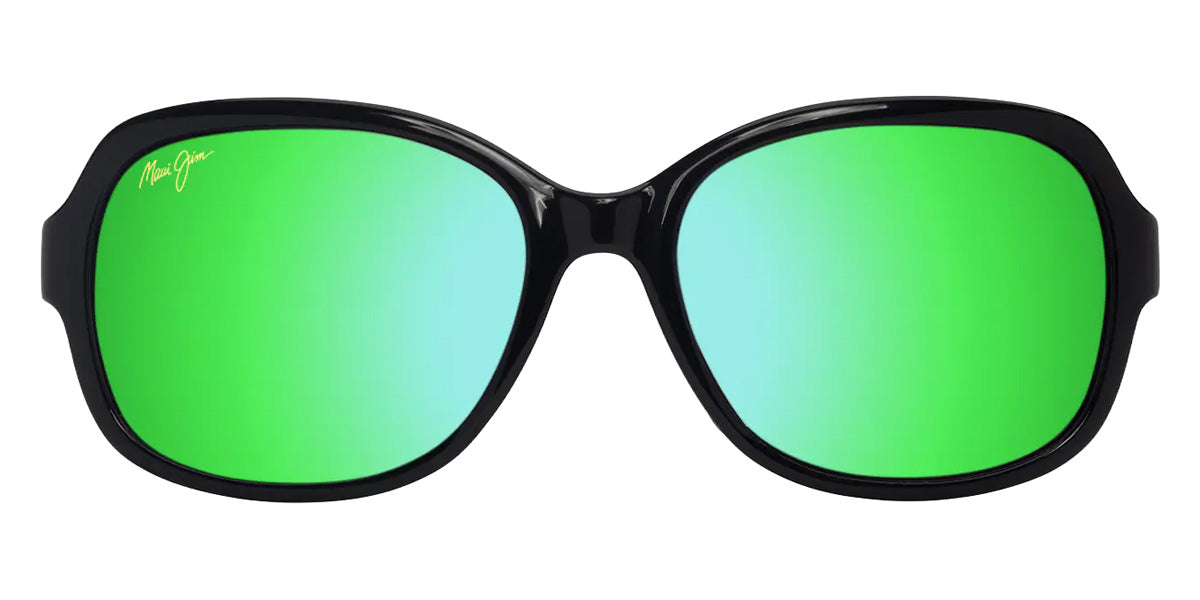 Maui Jim HILUHILU MM355-041 55 - Shiny Black #id:mjimm355041_s:104100