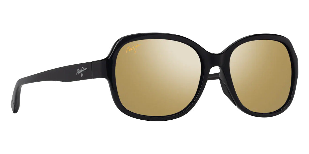 Maui Jim HILUHILU MM355-045 55 - Shiny Black #id:mjimm355045_s:102105