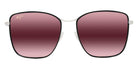 Maui Jim TIGER LILY MM561-009 57 - Gloss Black with Silver #id:mjimm561009_s:112100