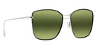 Maui Jim TIGER LILY MM561-011 57 - Gloss Black with Silver #id:mjimm561011_s:110105