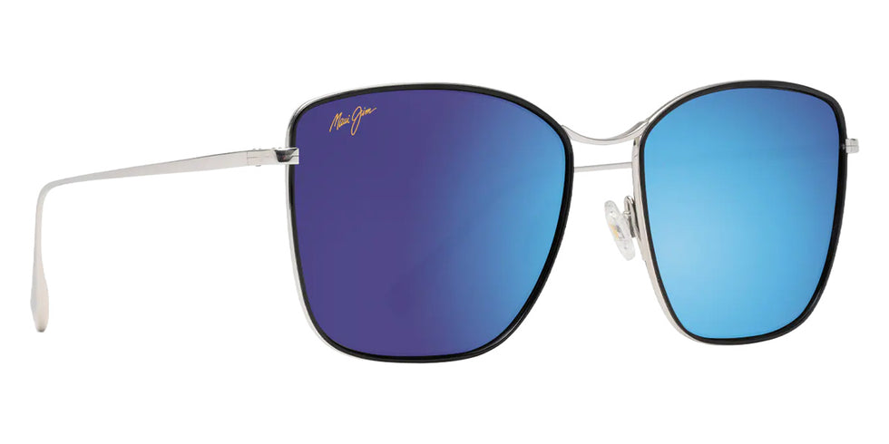 Maui Jim TIGER LILY MM561-013 57 - Gloss Black with Silver #id:mjimm561013_s:100105