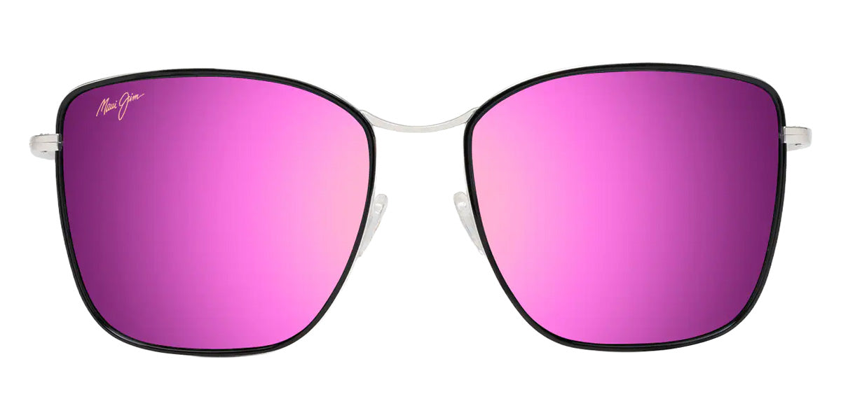 Maui Jim TIGER LILY MM561-015 57 - Gloss Black with Silver #id:mjimm561015_s:114100