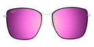 Maui Jim TIGER LILY MM561-015 57 - Gloss Black with Silver #id:mjimm561015_s:114100