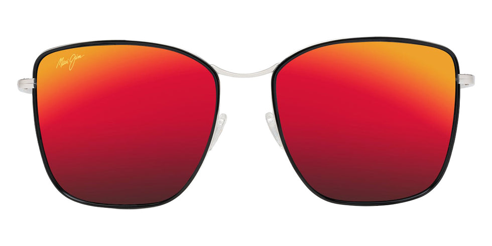 Maui Jim TIGER LILY MM561-017 57 - Gloss Black with Silver #id:mjimm561017_s:116100