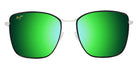 Maui Jim TIGER LILY MM561-019 57 - Gloss Black with Silver #id:mjimm561019_s:104100