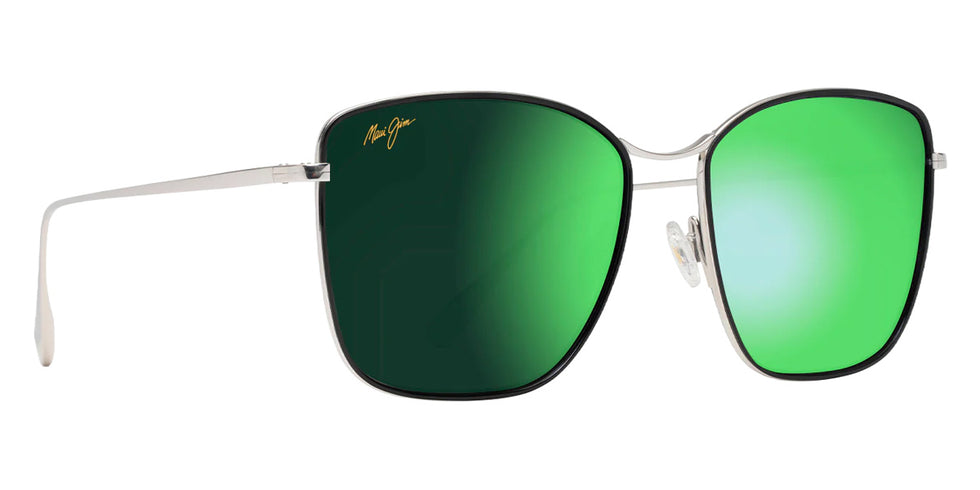 Maui Jim TIGER LILY MM561-019 57 - Gloss Black with Silver #id:mjimm561019_s:104105