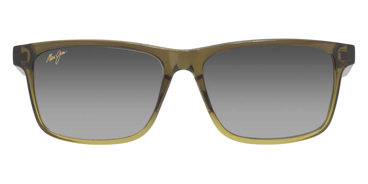 Maui Jim OKINA MM587-004 55 - Shiny Transparent Military Green to Yellow #id:mjimm587004_s:164100