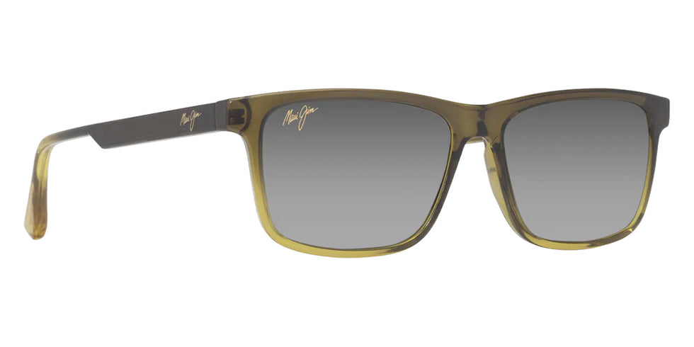 Maui Jim OKINA MM587-004 55 - Shiny Transparent Military Green to Yellow #id:mjimm587004_s:164105
